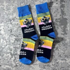 CHUBBY UNICORN UNISEX Fun Novelty Sock